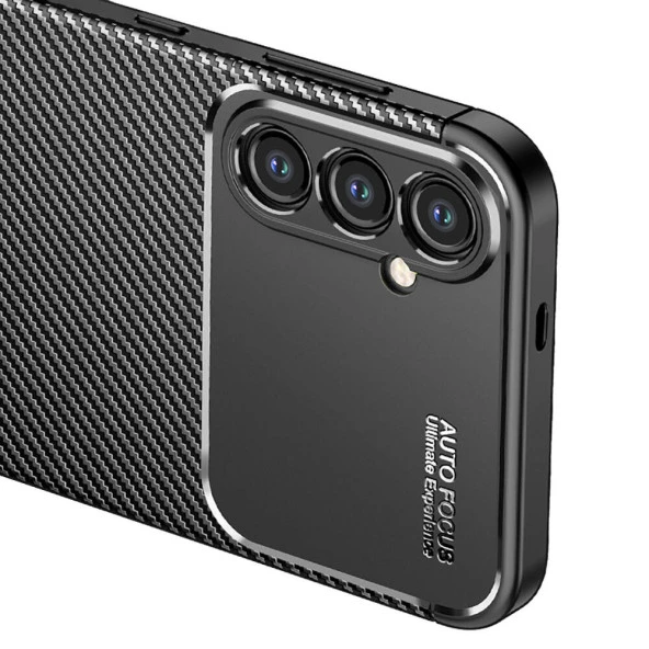 Samsung Galaxy S24 Kılıf Karbon Silikon Case Kapak - Resim 9