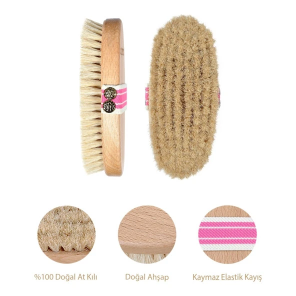 La Perla Doğal At Kılı Selülit Fırçası - 3