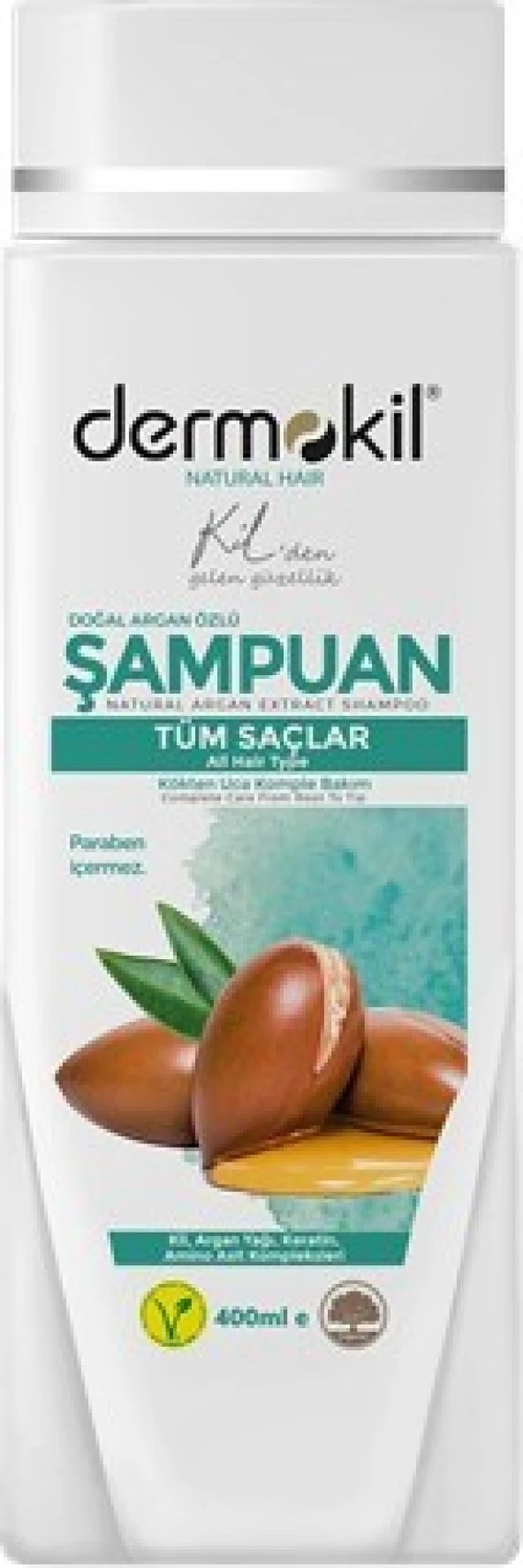 Dermokil Doğal Argan Özlü Şampuan