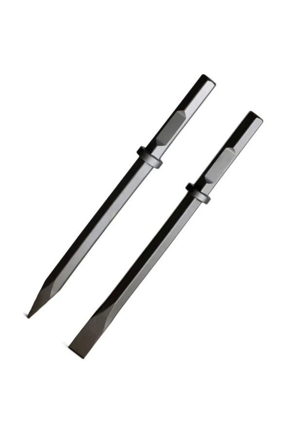 65mm 16-17 Kg Hilti Kırıcı Ucu Hex Kırıcı Ucu Üniversal Tip Yassı Ve Sivri Set Takım - 2