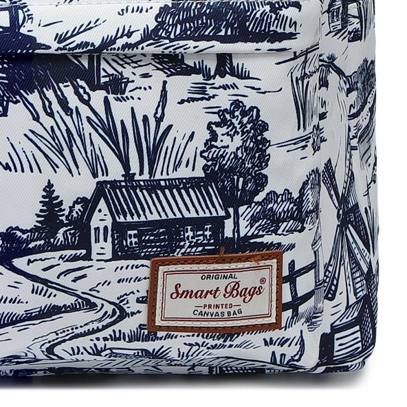 Smart Bags Küçük Boy Printed Edition Uniseks Sırt Çantası 3225 - 2