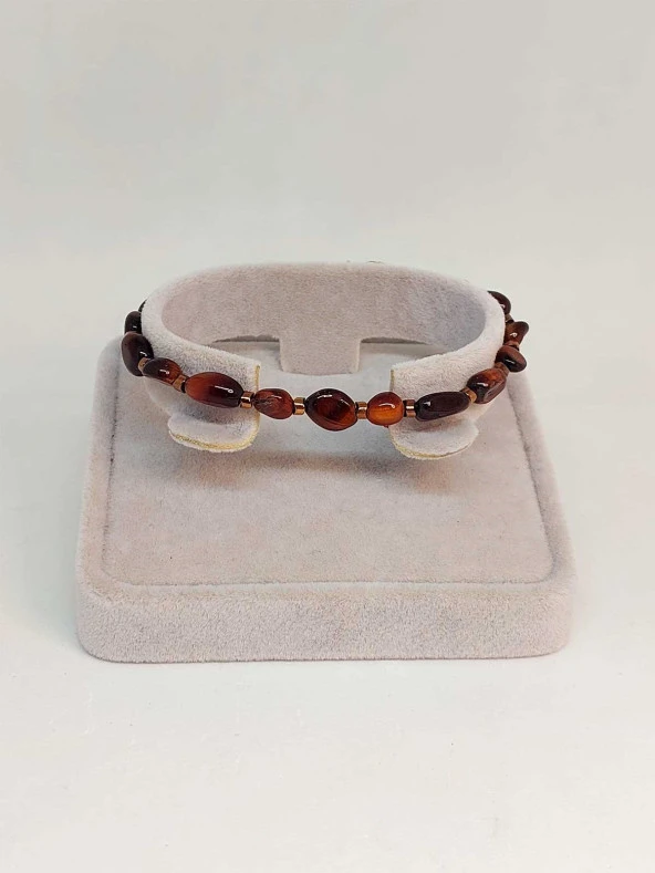 Şahin Gözü Taşı Tasarım Bileklik (47142) - Resim 2