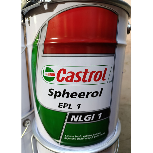 CASTROL SPHEEROL EPL 1 LİTYUM ESASLI GRES 16 KG