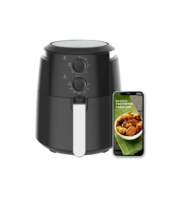 Kumtel Fastfryer XL HAF-01 Airfryer 5.5 lt Yağsız Fritöz