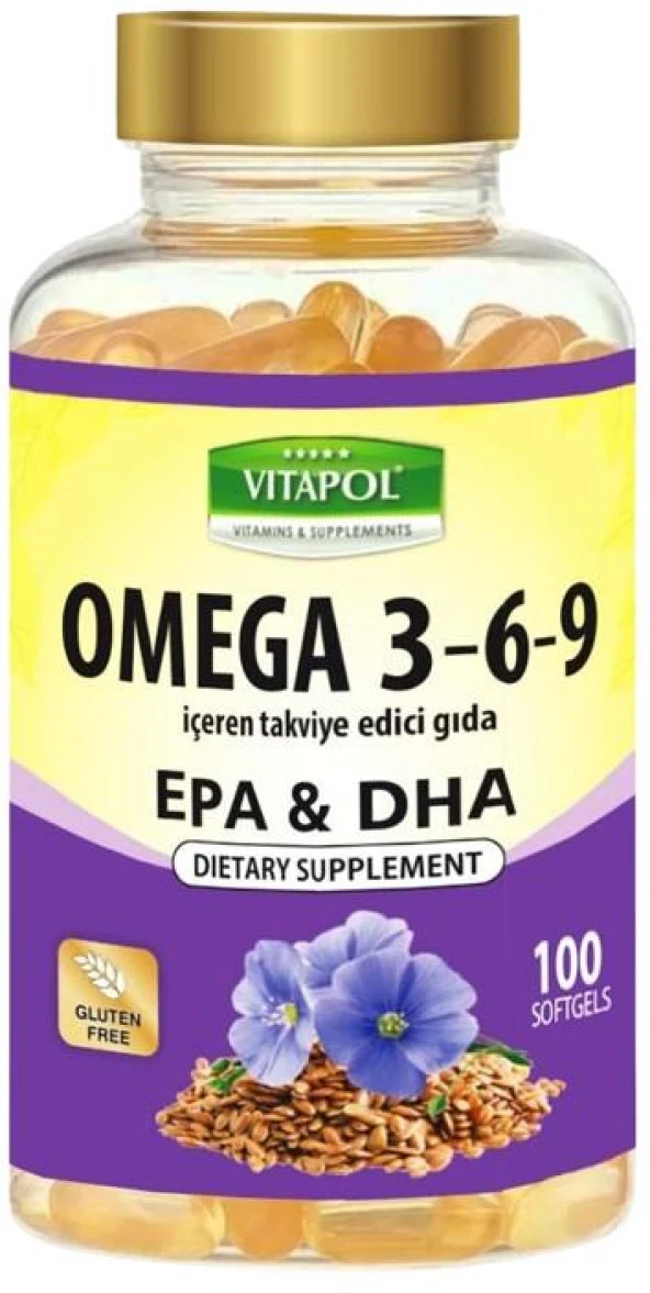 Vitapol Omega 3-6-9 Balık Yağı 100 Softgel