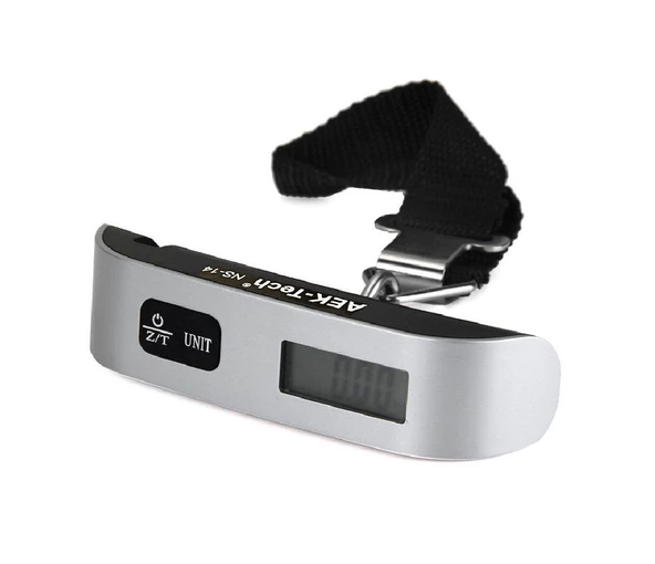 AEK-Tech 50kg Askılı El Bagaj Seyahat Tartısı Terazi Işıklı - 4