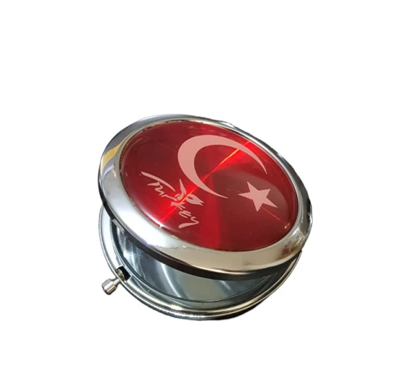 Türk Bayraklı El Aynası ST00162