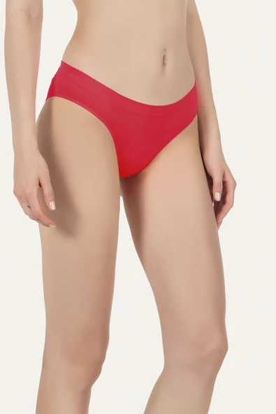 Neon Açık Pembe Turkuaz Oranj Dikişsiz 3lü Külot - Resim 2