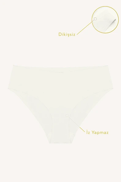 Ekru Cushy İz Yapmaz Külot - Resim 3