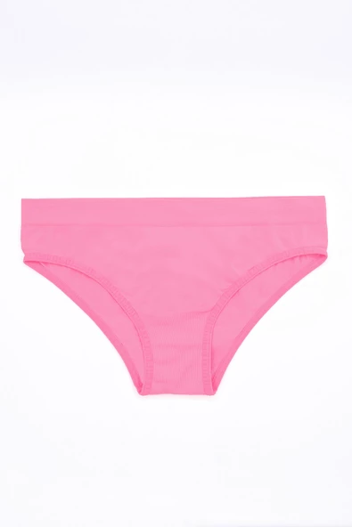 Neon Açık Pembe Turkuaz Oranj Dikişsiz 3lü Külot - Resim 4