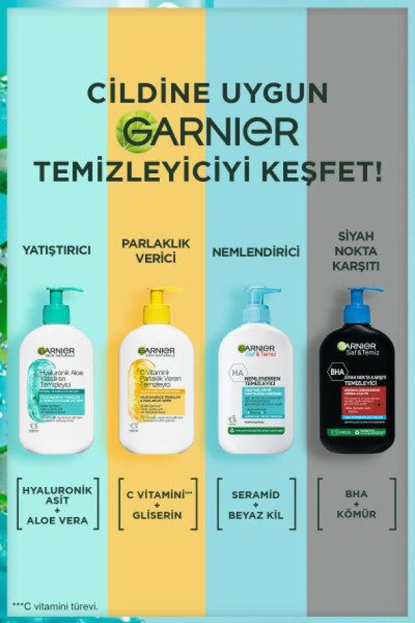 Garnier Hyaluronik Aloe Nemlendiren ve Yatıştıran Temizleyici 250 ML - 8