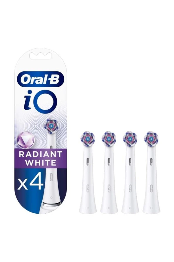 Oral B iO Radiant White Beyaz Diş Fırçası Yedek Başlığı 4 Adet
