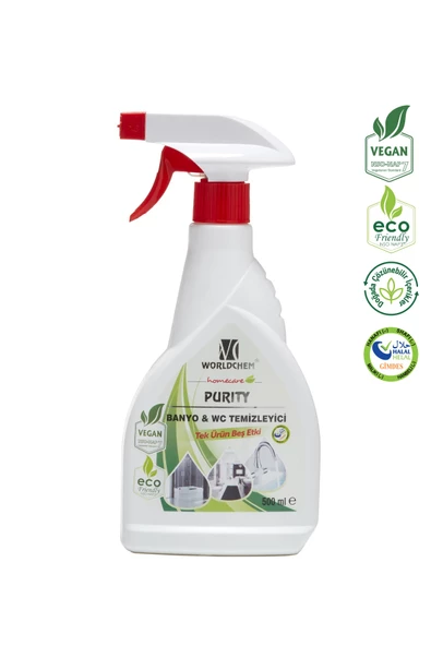 Purity Bitkisel Banyo ve Tuvalet Temizleyici Helal Serfifikalı 500 ml