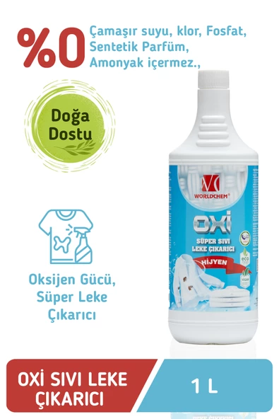 OXİ Bitkisel Leke Çıkarıcı Vegan Helal Sertifikalı 1 L - 4