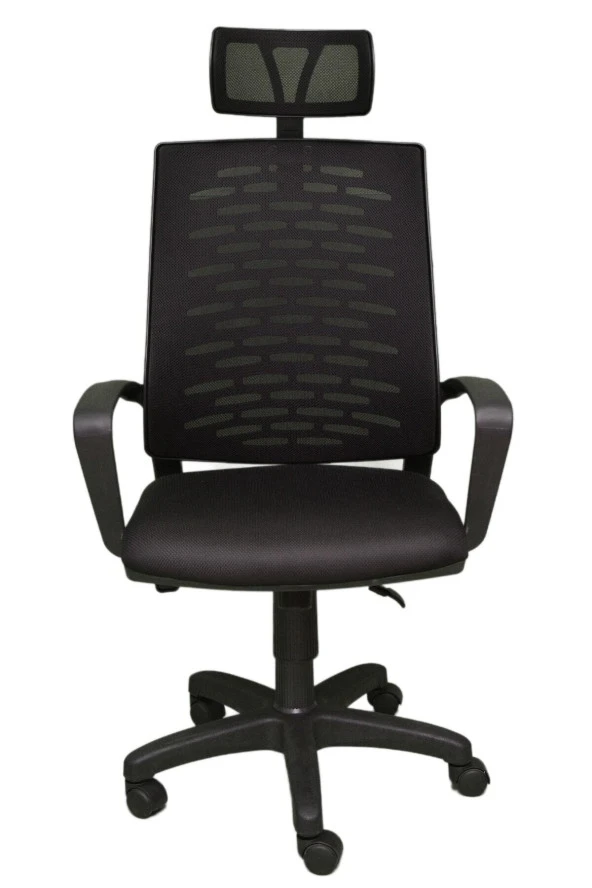 Sofya Müdür Ofis Çalışma Koltuğu Öğrenci Sandalyesi Makam Koltuğu Fileli Siyah