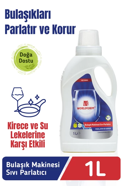 Bitkisel Bulaşık Makinesi Parlatıcısı Vegan Çevre Dostu 1 L - 2
