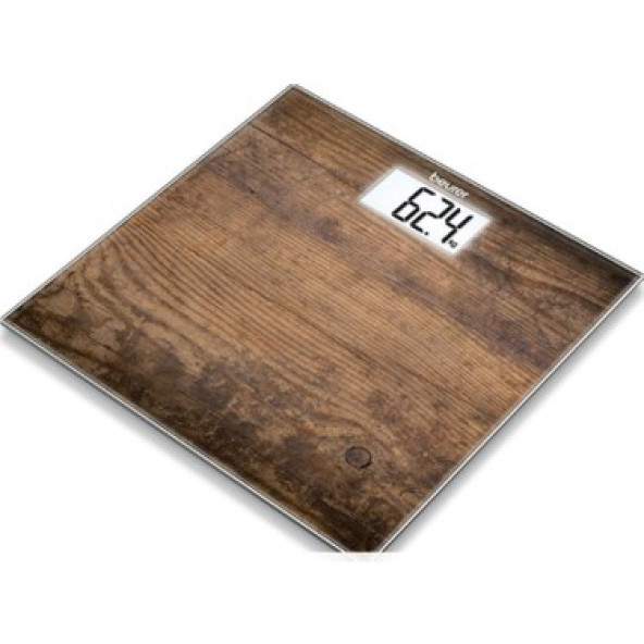 Gs 203 Wood Ahşap Desenli Kaliteli Baskül Tartı Alman Malı