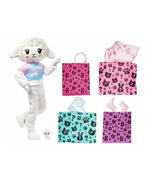 Barbie Cutie Reveal Bebekler Sevimli Kostümler Serisi HKR03 - 3