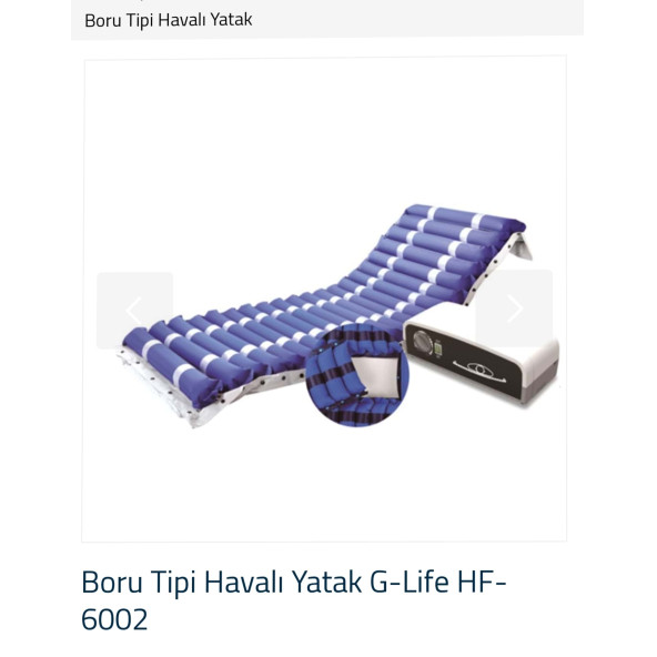 G-LİFE BORU TİPİ HAVALI YATAK - 2