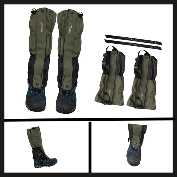 Uyguna-Yakala Haki-siyah Argeus Trekking Pace Outdoor Tozluk-TOZ.095 ürün görseli