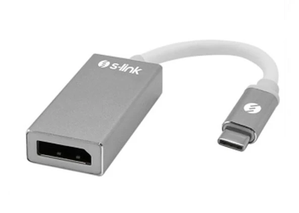 S-link SL-USB-C74 USB3.1 Tip C - Display Port Dönüştürücü