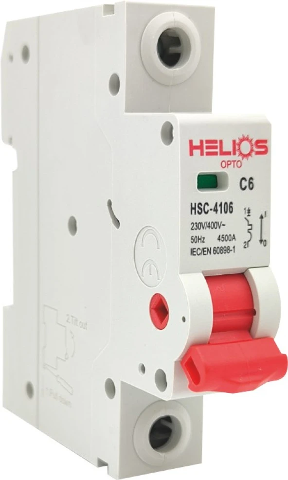Helios Opto 1X50A 4500kA C Tipi Monofaze W Otomat HSC-4150
