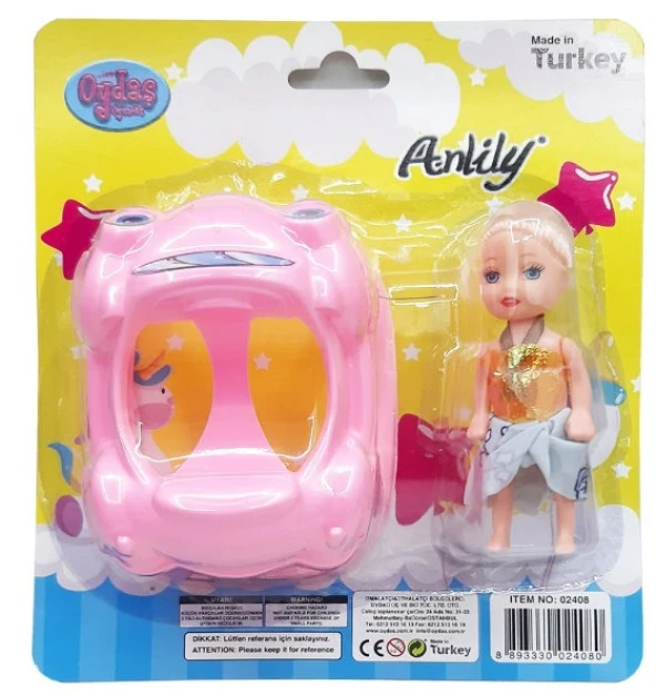 Oydaş Oyuncak 2408 Anlily Kartela Yürüteçli Bebek Oyuncak