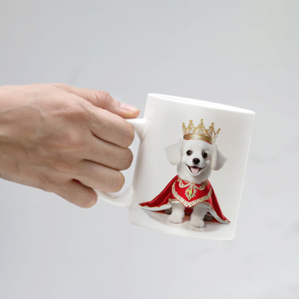 Köpekli Kupa- Kraliyet Köpeği Tasarımı - 5