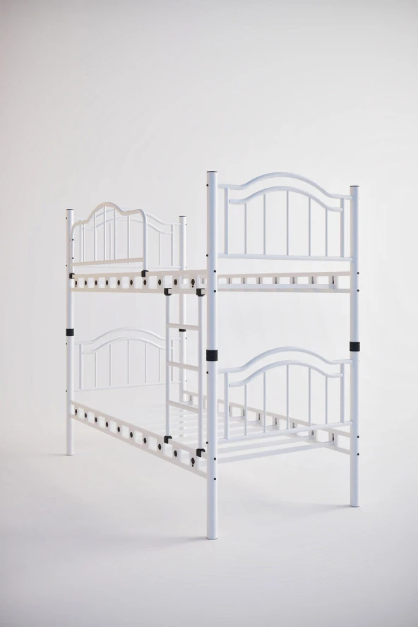 90x190 ARGİMO Belinay Genç Çocuk Odası Metal Ranza ve Karyola Yatak Ölçülü - 5