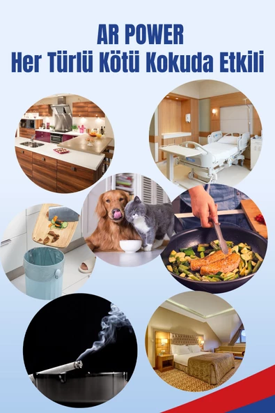 AR POWER Kötü Koku Giderici Vegan Parfümlü Çevre Dostu 500 ml - 4