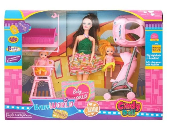 Oydaş Oyuncak 2431 Anlily Kutuda Baby World Anne Bebek Oyuncak