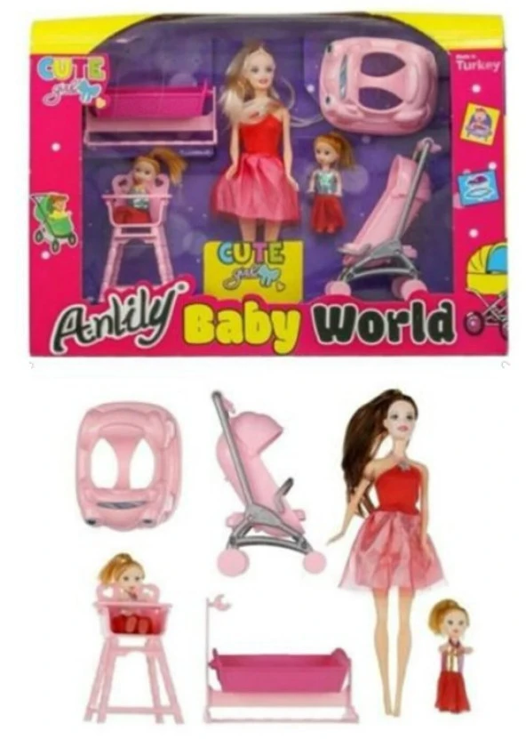 Oydaş Oyuncak 2431 Anlily Kutuda Baby World Anne Bebek Oyuncak - 2