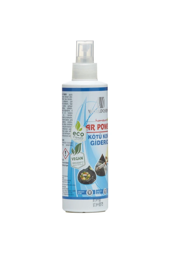 AR POWER Kötü Koku Giderici Vegan Parfümlü Çevre Dostu 250 ml - 2