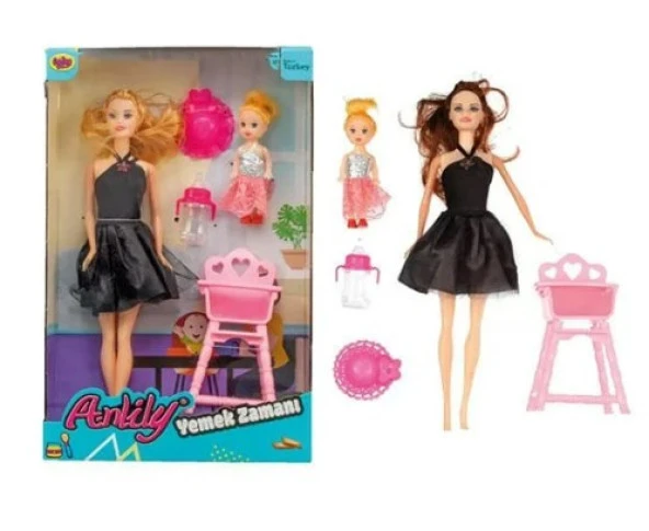 Oydaş Oyuncak 2432 Anlily Kutuda Yemek Zamanı Anne Bebek Oyuncak