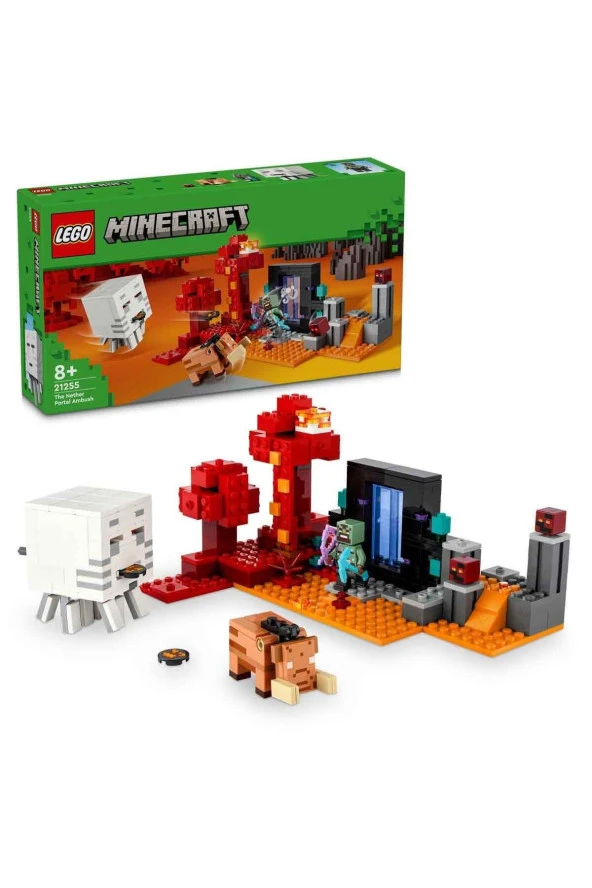 LEGO 21255  Minecraft® Nether Geçidi Pususu 8 Yaş ve Üzeri Macera Oyunları