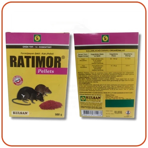 Ratimor Pellets Fare Zehiri  | 500 Gram - Resim 3