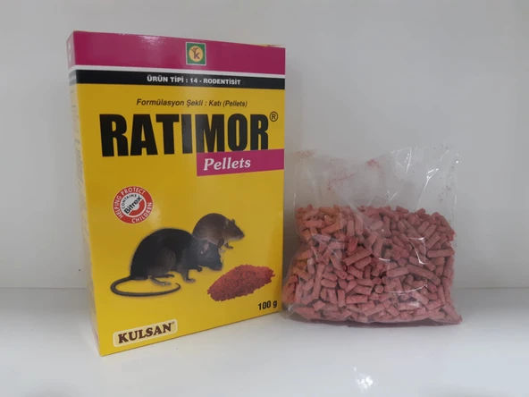 Ratimor Pellets Fare Zehiri  | 100 Gram