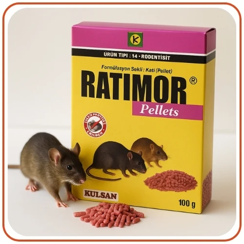 Ratimor Pellets Fare Zehiri  | 100 Gram ürün görseli 1
