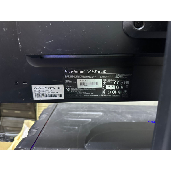 Viewsonic Vg2439m-led Full Hd 24'' Usb Hub Dvı Vga  Dp 2.EL 6 AY GARANTİLİ - 5