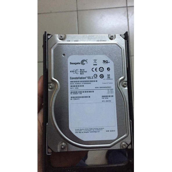 Seagate ST33000650SS 3TB 7.2K 6Gb/s SAS 3.5 Internal HDD YENİLENMİŞ - 2