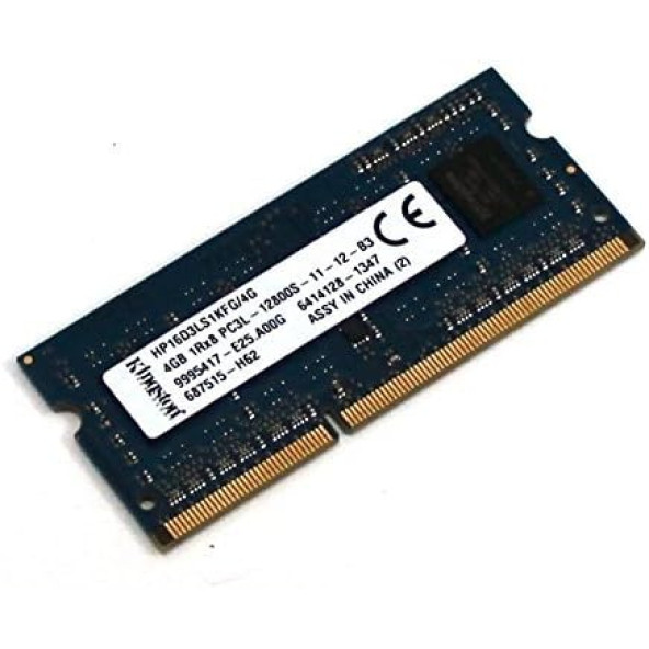 Kingston HP16D3LS1KBG/4G 4GB 204-Pin SODIMM PC3L-12800S-11-11-B3 1600MHz DDR3 Laptop/Notebook Memory