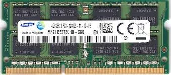 Samsung M471B5273CH0-CK0 4 GB DDR3 1600 MHz CL11 Notebook Ram - 1