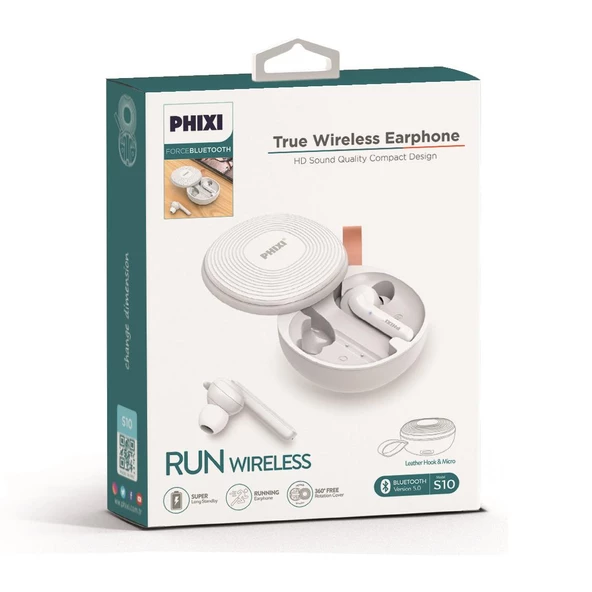 Phixi Force S10 TWS Kablosuz Bluetooth Kulaklık - 6