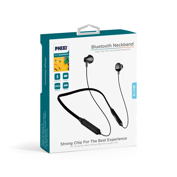 Phixi Basic BL725 IPX5 Boyundan Askılı Bluetooth Kulaklık - 4