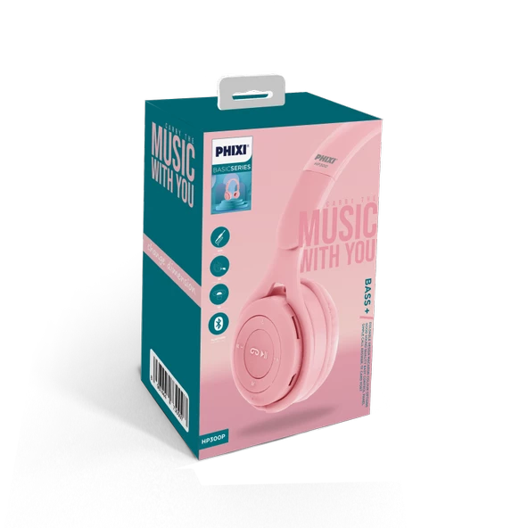 Phixi Basic HP300 Aux Girişli Kafaüstü Kulaklık - 10