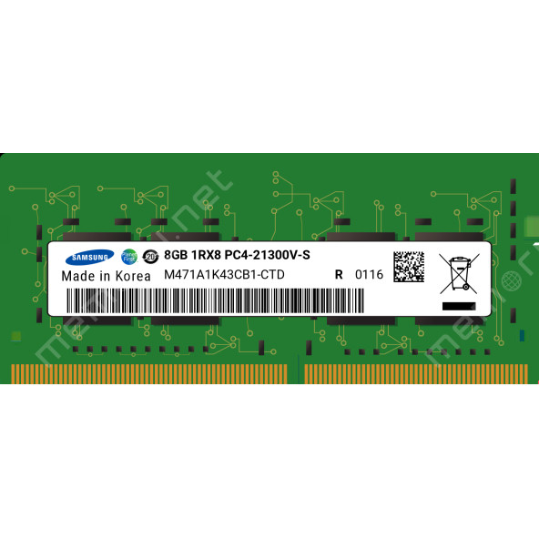Samsung M471A1K43CB1-CTD 8 GB DDR4 2666 MHz CL19 Notebook Bellek