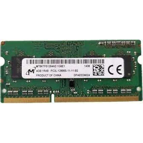 Micron MT8KTF51264HZ-1G6E1 4 GB DDR3 1600 MHz CL11 Notebook Ram
