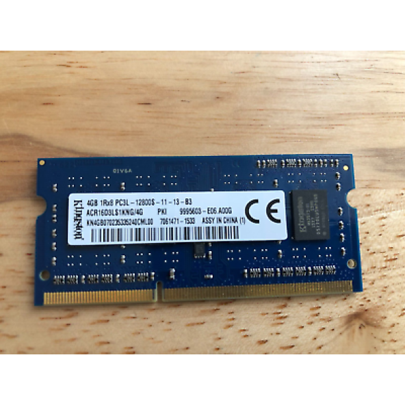 Kingston 4GB 1600MHz DDR3 PC3-12800 204-Pin ACR16D3LS1KNG/4G MASAÜSTÜ RAM BELLEK