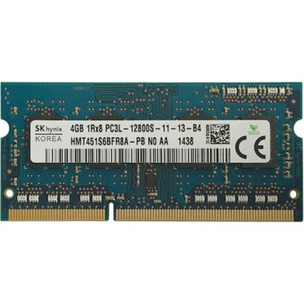 Hynix HMT451S6BFR8A-PB NO AA 4 GB DDR3 1600 MHz Notebook Ram