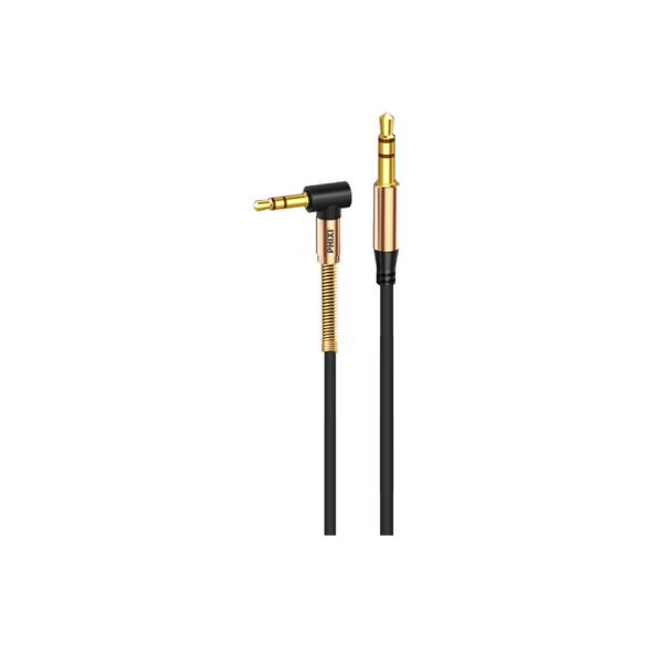 Phixi Basic A811 'L' Kesim Metal Başlıklı ve Yaylı 3.5mm Aux Kablo - 7
